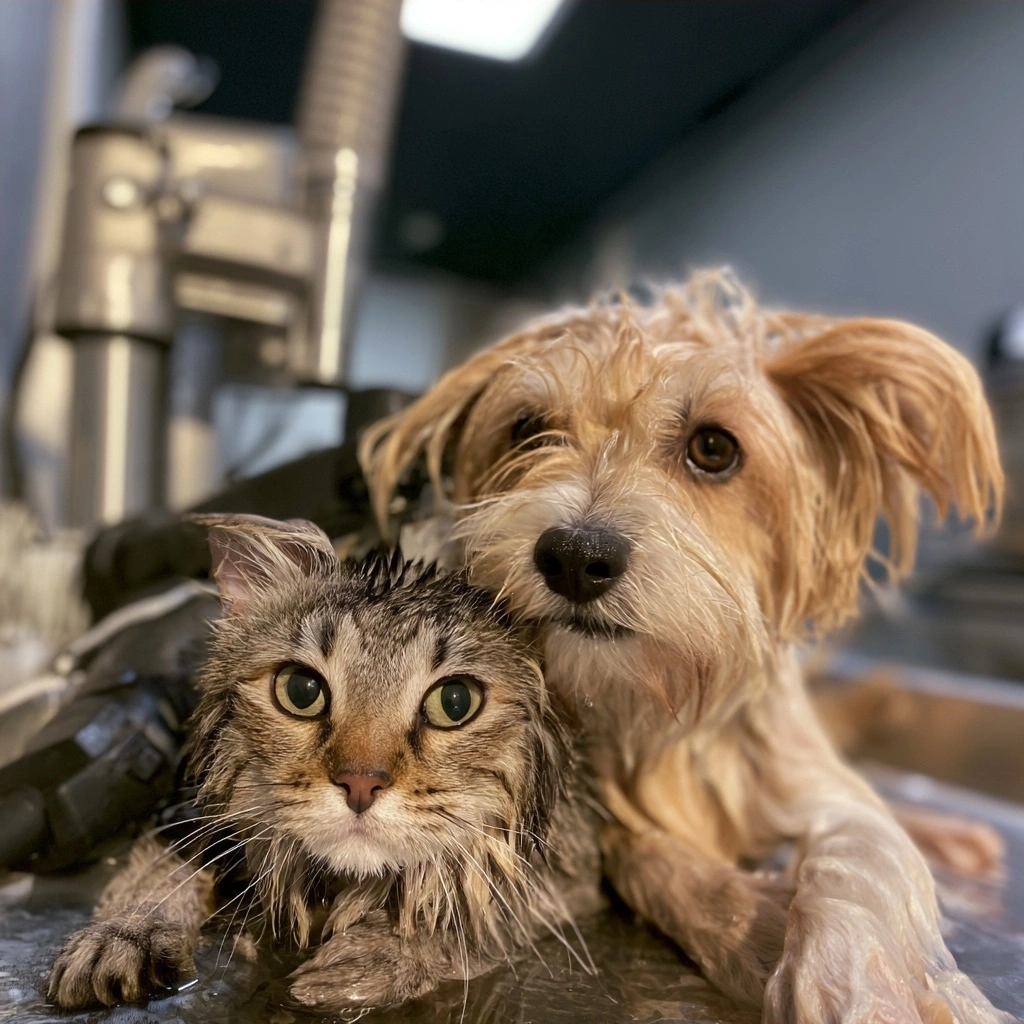 imagem Banho e Tosa em Casa ou no Pet Shop: O Que É Melhor para o Seu Cão ou Gato?