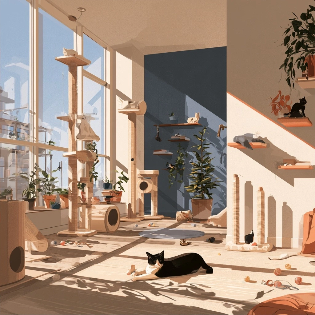 imagem para Gatos em Apartamento: Como Garantir Bem-Estar, Estímulo e Qualidade de Vida para o Seu Felino