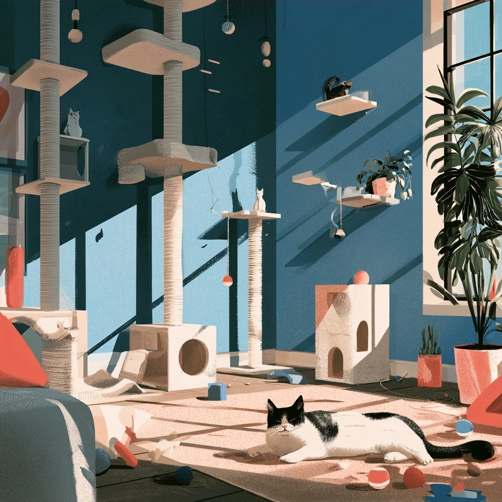 imagem sobre Gatos em Apartamento: Como Garantir Bem-Estar, Estímulo e Qualidade de Vida para o Seu Felino